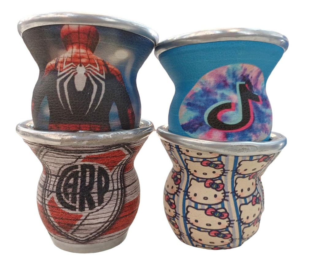 Mate De Vidrio Estampado (River)