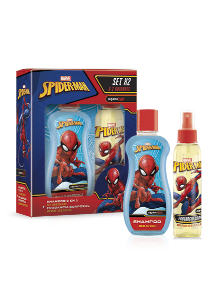🔵Set Regalo Algabo Shampo+Colonia Personajes