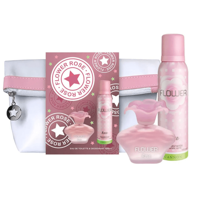 🔵PERFUME+DESODORANTE FLOWER ROSE C/ ESTUCHE