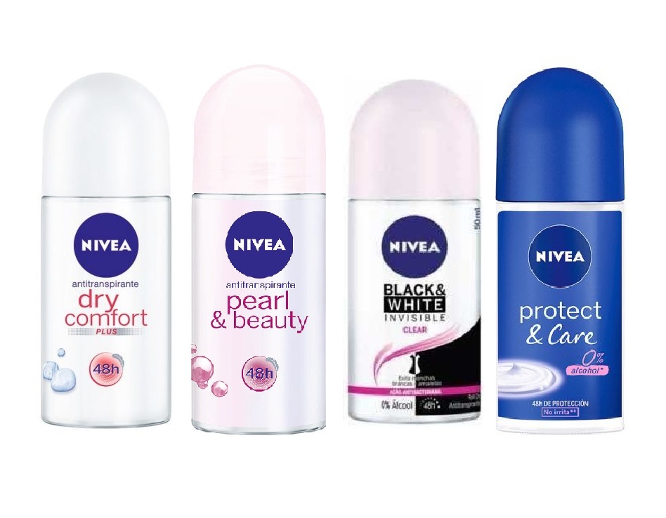 🔵DESODORANTE ROLL-ON NIVEA  X50ML (BLACK&WHITE)