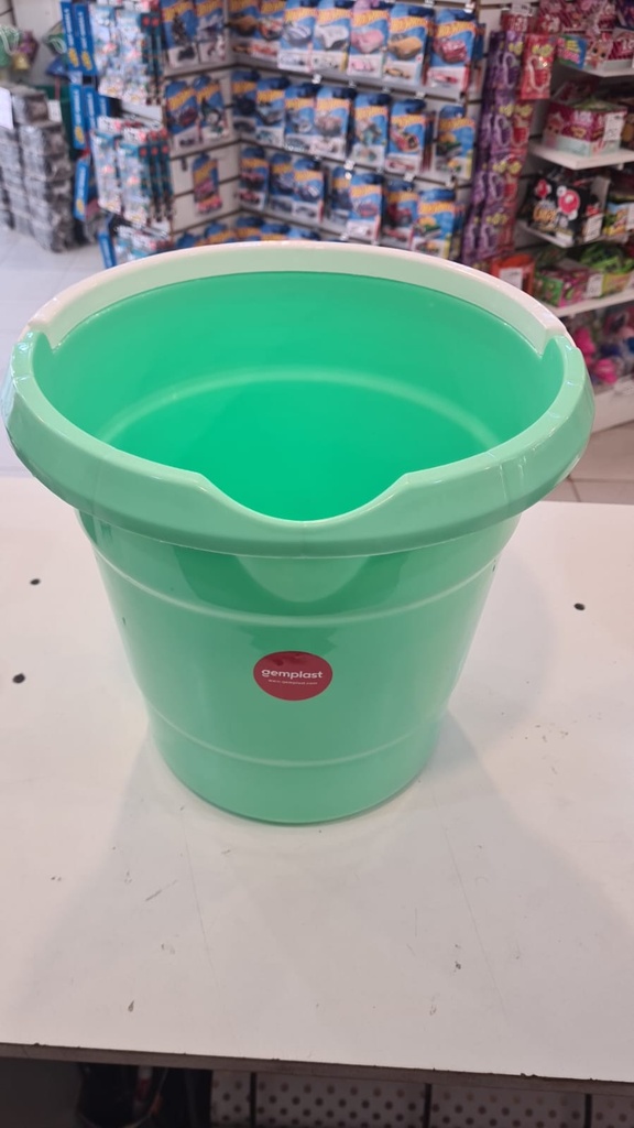 Balde 12lt Gemplast (Negro)