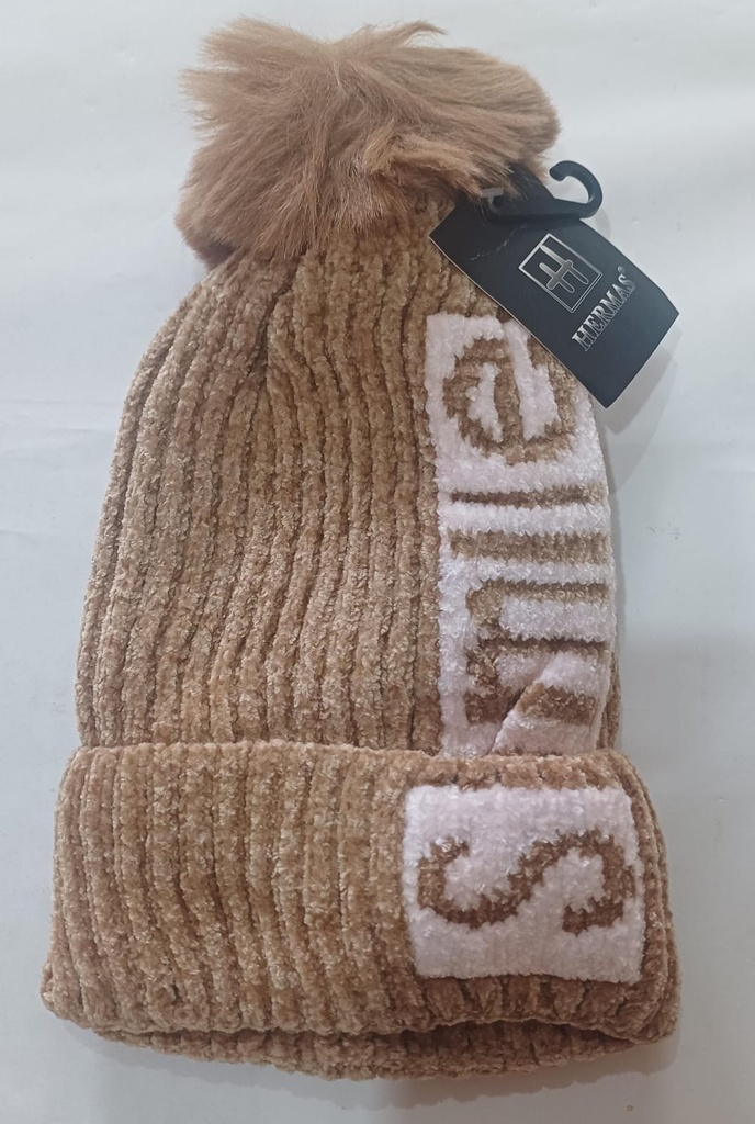 Gorro dama chenille Smile