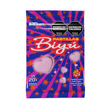 Pastillitas Biyu corazones Billiken 20g